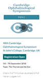 Mobile Screenshot of cambridge-symposium.org
